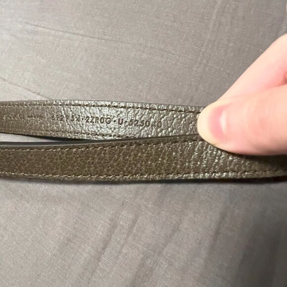 New Gucci Chain Necklace Handbag strap Pet Leash Gold Plated Leather - Picture 11 of 11